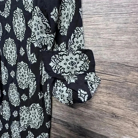 Zara Black and White Patterned Dress - Picture 6 of 7